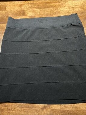 Stooshy Black Bandage Pencil Skirt